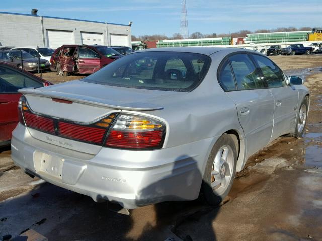 1G2HY54K614142033 - 2001 PONTIAC BONNEVILLE SILVER photo 4