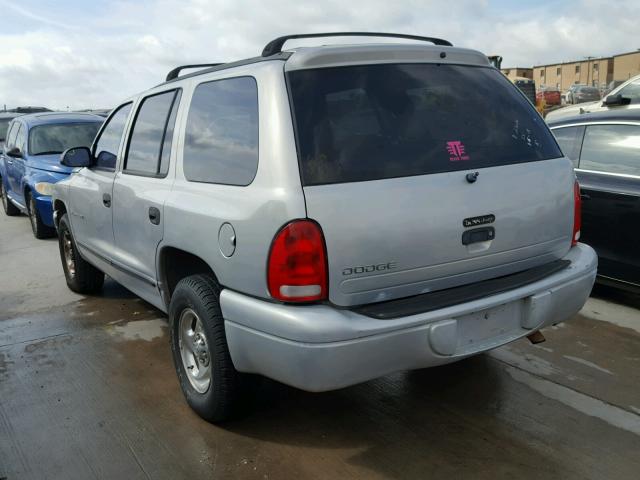 1B4HR28Y4XF512962 - 1999 DODGE DURANGO SILVER photo 3