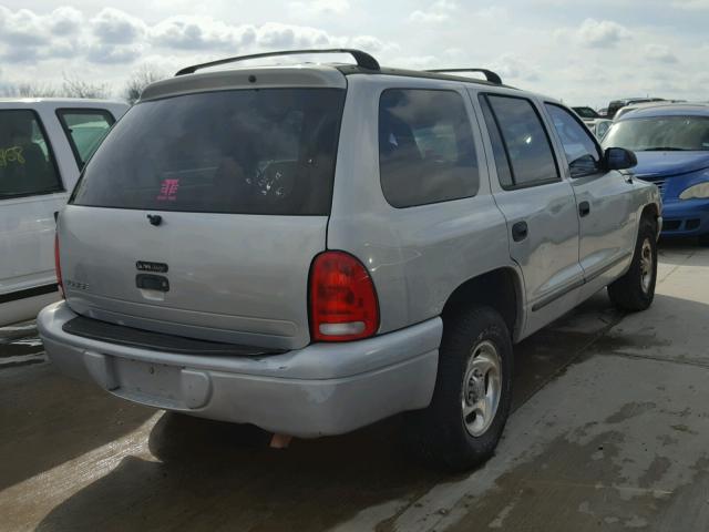 1B4HR28Y4XF512962 - 1999 DODGE DURANGO SILVER photo 4