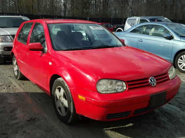 WVWGC21J1YW730260 - 2000 VOLKSWAGEN GOLF GLS RED photo 1