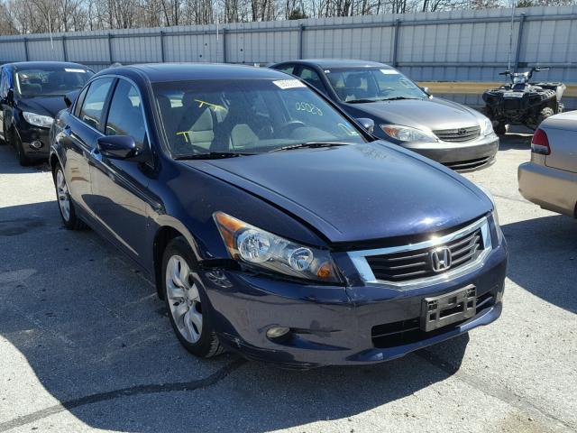 1HGCP36758A026194 - 2008 HONDA ACCORD EX BLUE photo 1