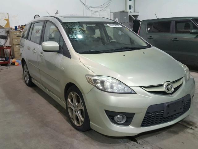 JM1CR29L980303317 - 2008 MAZDA 5 GREEN photo 1