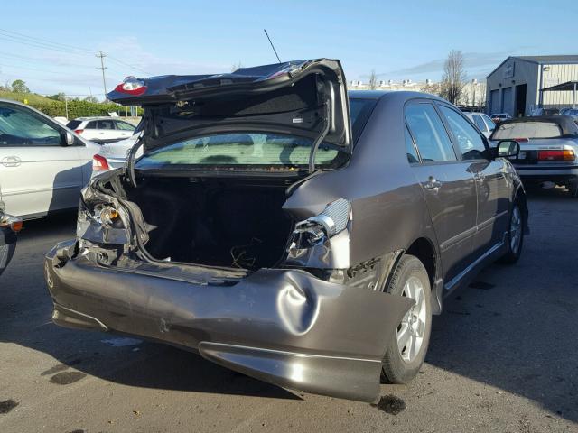 1NXBR32E95Z426631 - 2005 TOYOTA COROLLA CE GRAY photo 4