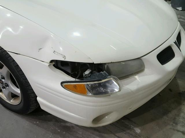 1G2WK52JX2F239289 - 2002 PONTIAC GRAND PRIX WHITE photo 9