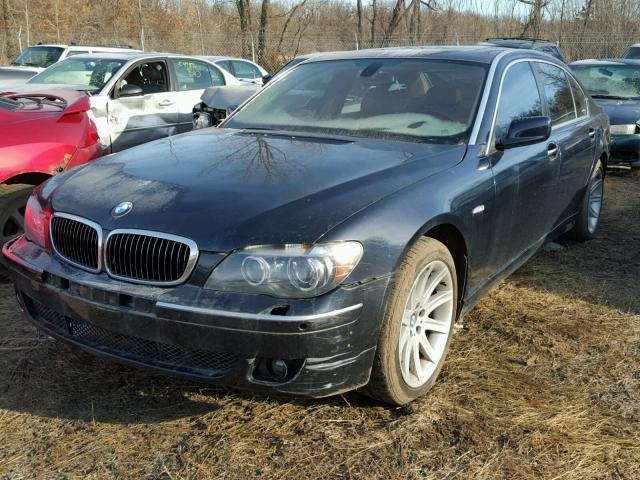 WBAHN83558DT79122 - 2008 BMW 750 LI BLUE photo 2