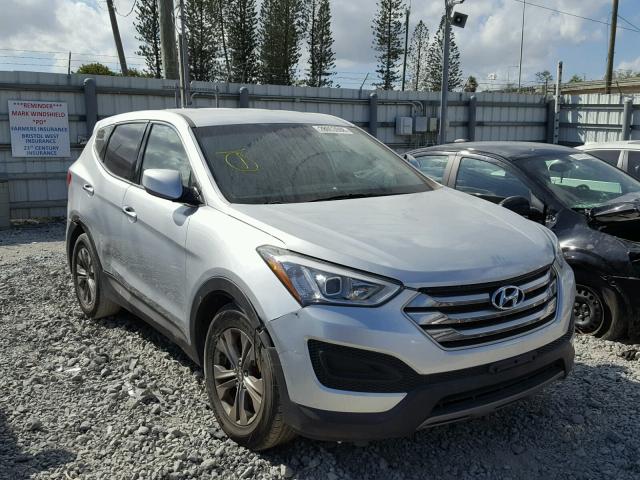 5XYZT3LB4FG271661 - 2015 HYUNDAI SANTA FE S SILVER photo 1