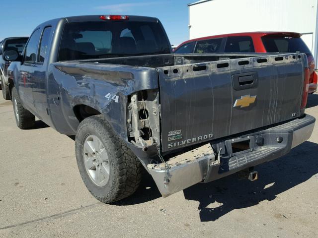 1GCRKSE34BZ351802 - 2011 CHEVROLET SILVERADO GRAY photo 3