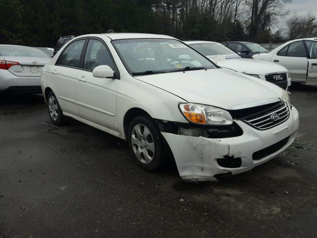 KNAFE122485585063 - 2008 KIA SPECTRA EX WHITE photo 1