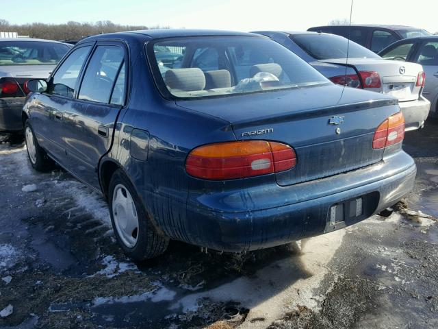 1Y1SK52871Z425923 - 2001 CHEVROLET GEO PRIZM BLUE photo 3