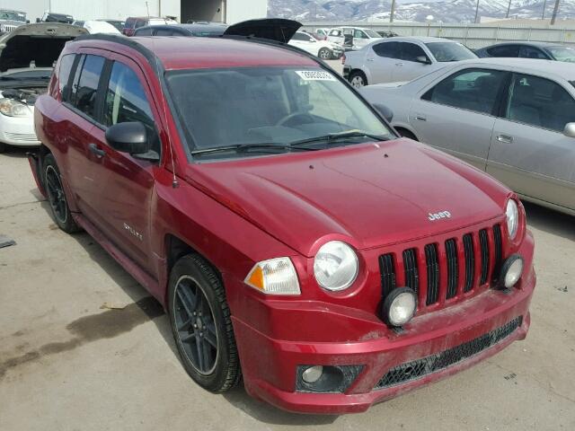 1J8FT47W37D390140 - 2007 JEEP COMPASS RED photo 1