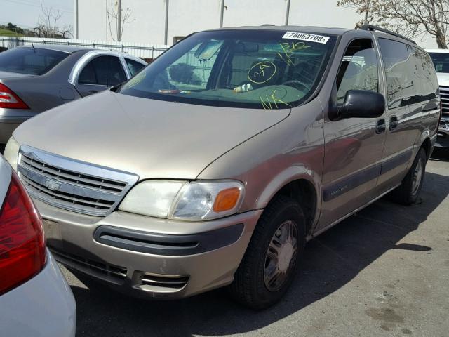 1GNDX03E14D114289 - 2004 CHEVROLET VENTURE TAN photo 2