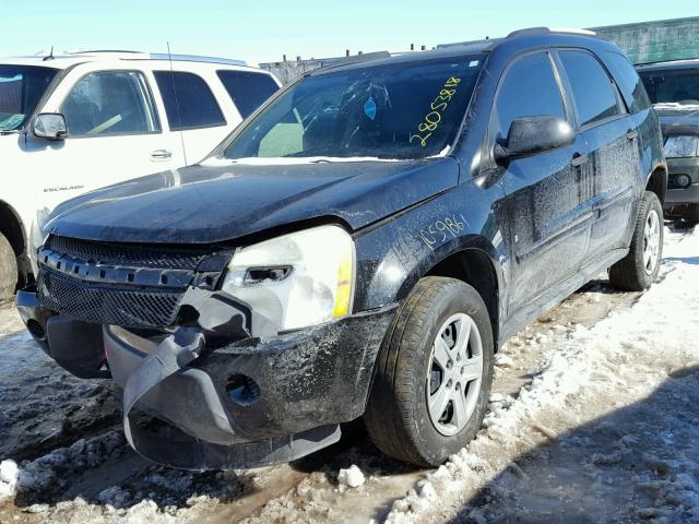 2CNDL23F366151849 - 2006 CHEVROLET EQUINOX LS BLACK photo 2