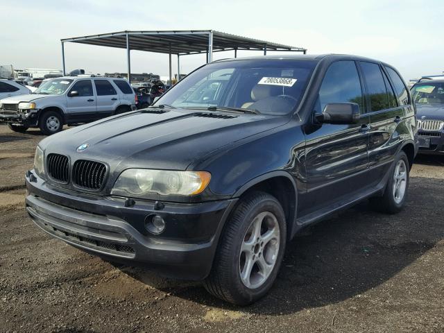 WBAFA53561LM74429 - 2001 BMW X5 3.0I BLACK photo 2