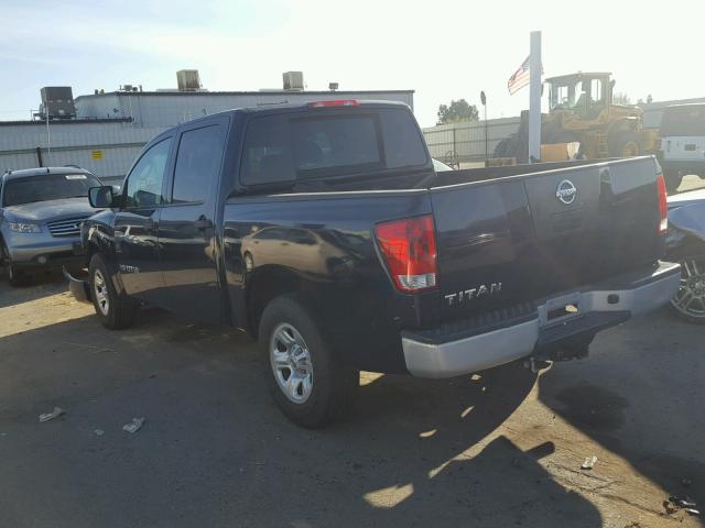 1N6AA07A07N221298 - 2007 NISSAN TITAN XE BLUE photo 3