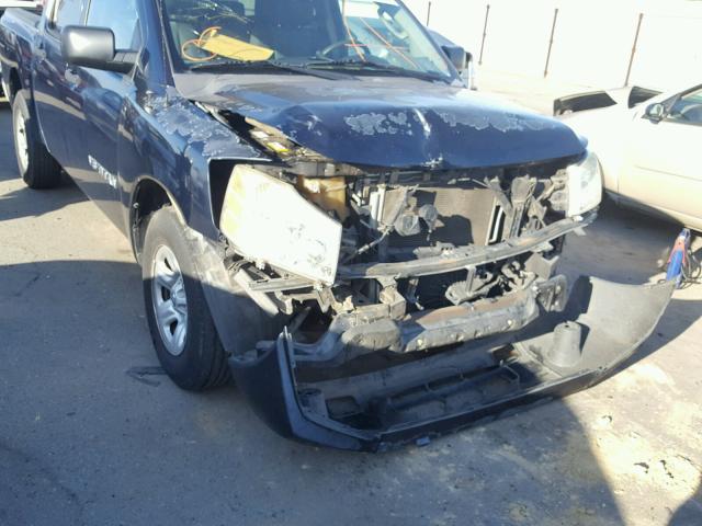 1N6AA07A07N221298 - 2007 NISSAN TITAN XE BLUE photo 9