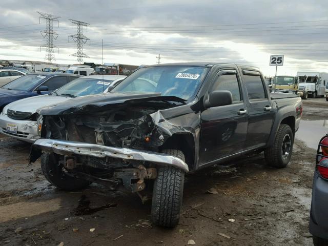 1GCDT136368231841 - 2006 CHEVROLET COLORADO BLACK photo 2