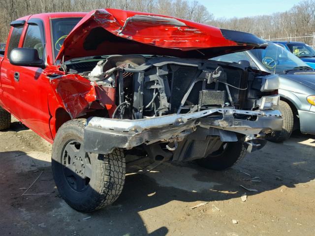 1GCEK19Z77Z205067 - 2007 CHEVROLET SILVERADO RED photo 9