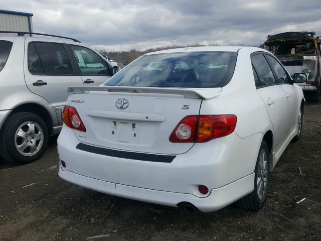 2T1BU4EEXAC358982 - 2010 TOYOTA COROLLA BA WHITE photo 4