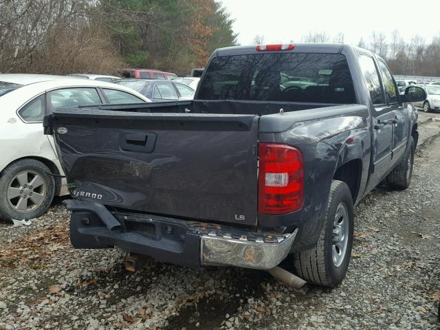 3GCPKREA2BG139365 - 2011 CHEVROLET SILVERADO GRAY photo 4