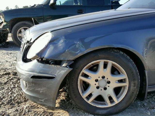 WDBUF22X77B070694 - 2007 MERCEDES-BENZ E 320 CDI GRAY photo 9