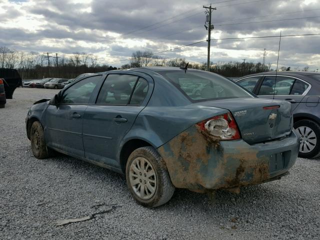 1G1AA5F54A7133038 - 2010 CHEVROLET COBALT LS GREEN photo 3