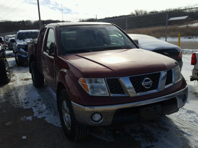 1N6AD07W37C405780 - 2007 NISSAN FRONTIER C RED photo 1