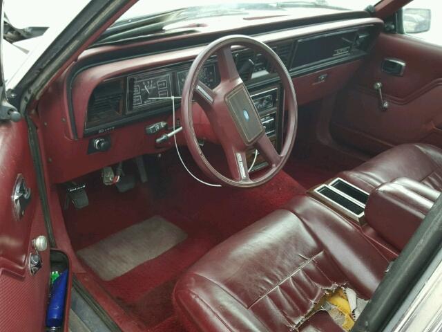 1FABP3935DG229540 - 1983 FORD LTD GRAY photo 9