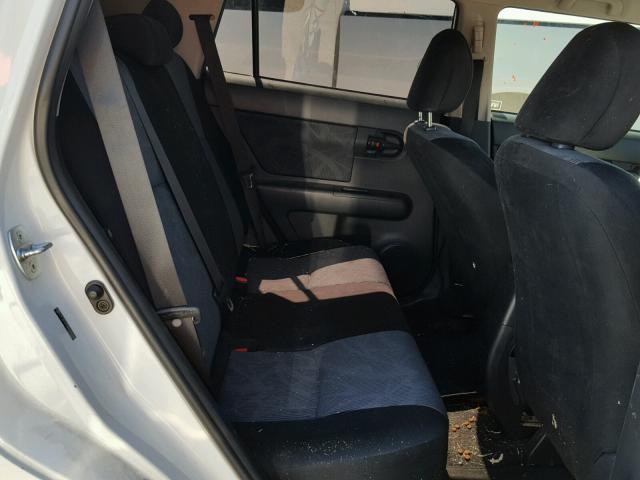 JTLZE4FE8B1129236 - 2011 TOYOTA SCION XB WHITE photo 6