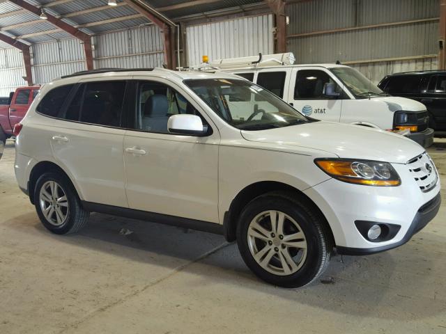 5NMSH4AG9AH357733 - 2010 HYUNDAI SANTA FE WHITE photo 1