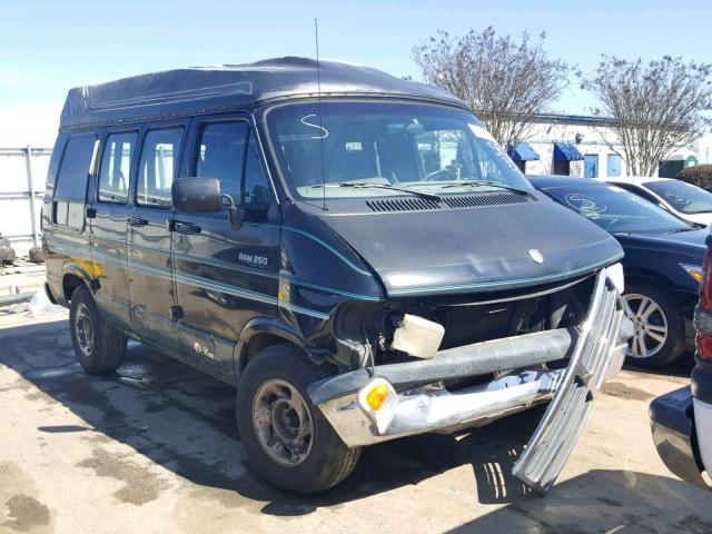 2B6HB21X6RK585462 - 1994 DODGE RAM VAN B2 BLACK photo 1