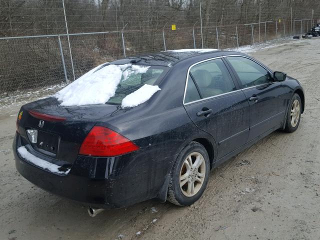 1HGCM55776A174513 - 2006 HONDA ACCORD EX BLACK photo 4