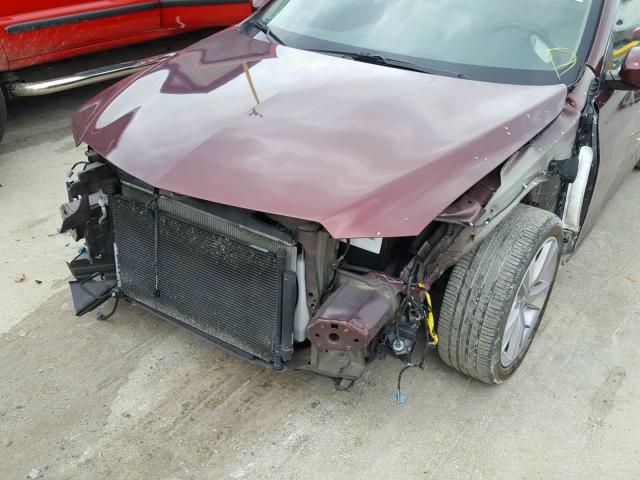 19VDE1F58DE004265 - 2013 ACURA ILX 20 PRE MAROON photo 9