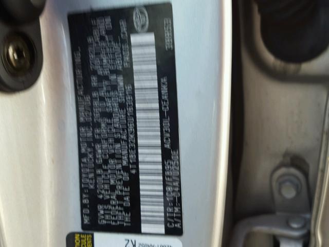 4T1BE32K96U163916 - 2006 TOYOTA CAMRY LE SILVER photo 10