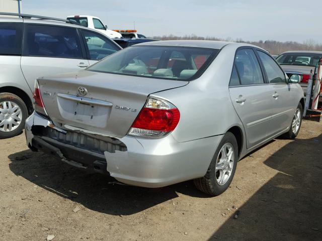 4T1BE32K96U163916 - 2006 TOYOTA CAMRY LE SILVER photo 4