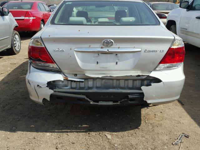 4T1BE32K96U163916 - 2006 TOYOTA CAMRY LE SILVER photo 9