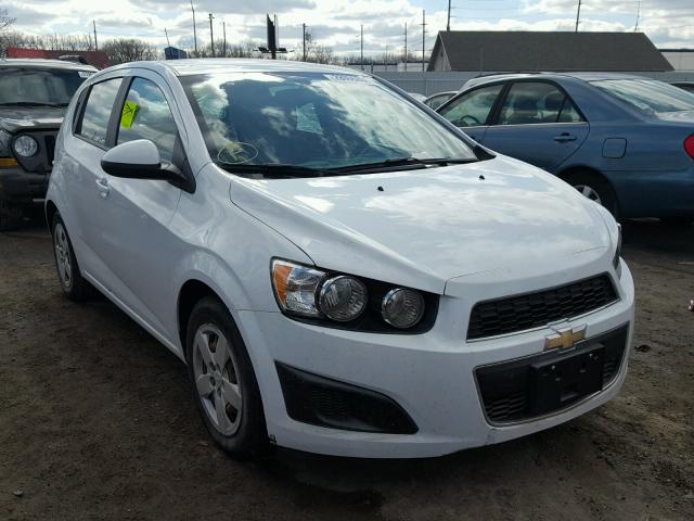1G1JA6SG7E4110888 - 2014 CHEVROLET SONIC LS WHITE photo 1