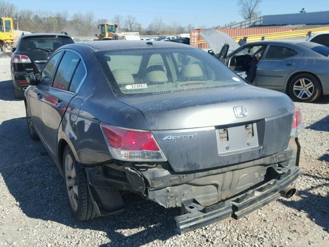 JHMCP26819C000794 - 2009 HONDA ACCORD EXL GRAY photo 3