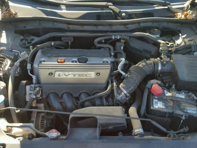 JHMCP26819C000794 - 2009 HONDA ACCORD EXL GRAY photo 7