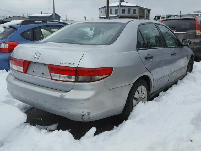 1HGCM56104A099192 - 2004 HONDA ACCORD DX SILVER photo 4