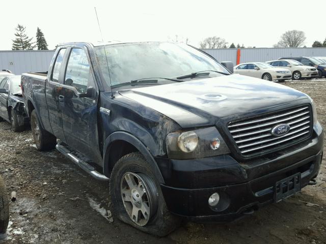 1FTPX14V38FC06024 - 2008 FORD F150 BLACK photo 1