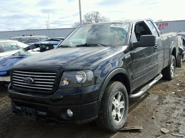 1FTPX14V38FC06024 - 2008 FORD F150 Қара фото 2