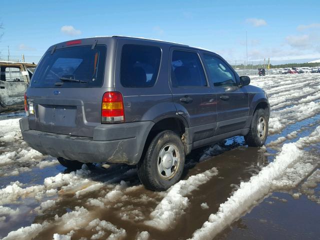 1FMYU92154KA20851 - 2004 FORD ESCAPE XLS GRAY photo 4