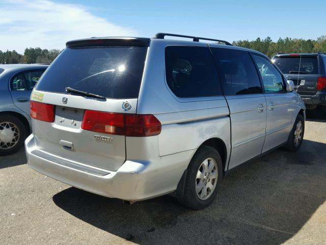 5FNRL18993B034774 - 2003 HONDA ODYSSEY EX SILVER photo 4