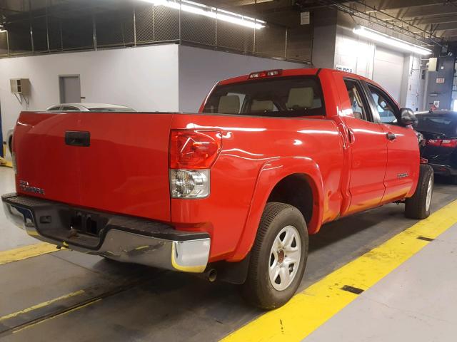 5TFRV54118X043676 - 2008 TOYOTA TUNDRA DOU RED photo 4