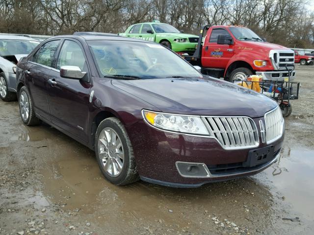 3LNDL2L3XBR761806 - 2011 LINCOLN MKZ HYBRID MAROON photo 1