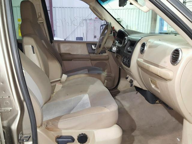 1FMRU15W33LB84444 - 2003 FORD EXPEDITION TAN photo 5