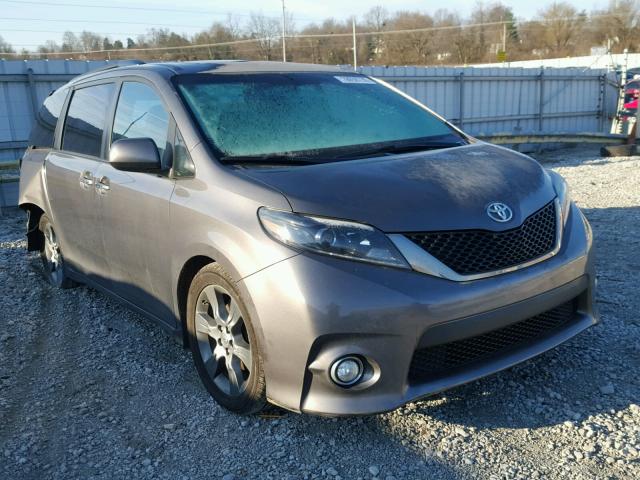 5TDXK3DC5FS544188 - 2015 TOYOTA SIENNA SPO GRAY photo 1