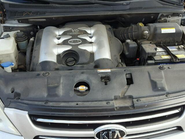 KNDMB233666069696 - 2006 KIA SEDONA EX SILVER photo 7