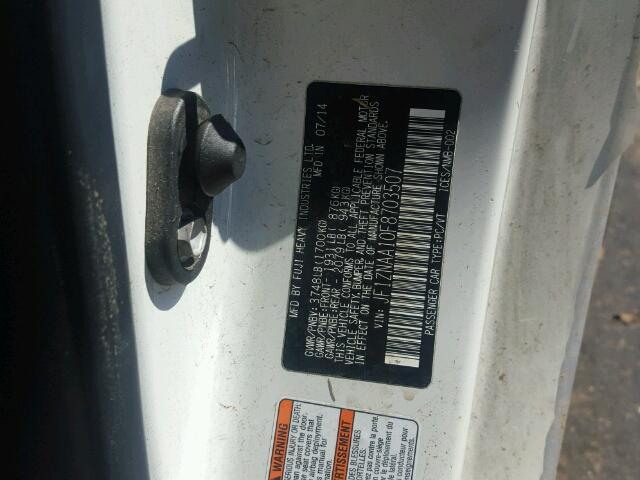 JF1ZNAA10F8703507 - 2015 TOYOTA SCION FR-S 白色 照片 10