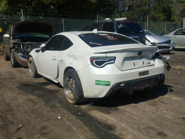 JF1ZNAA10F8703507 - 2015 TOYOTA SCION FR-S 白色 照片 3